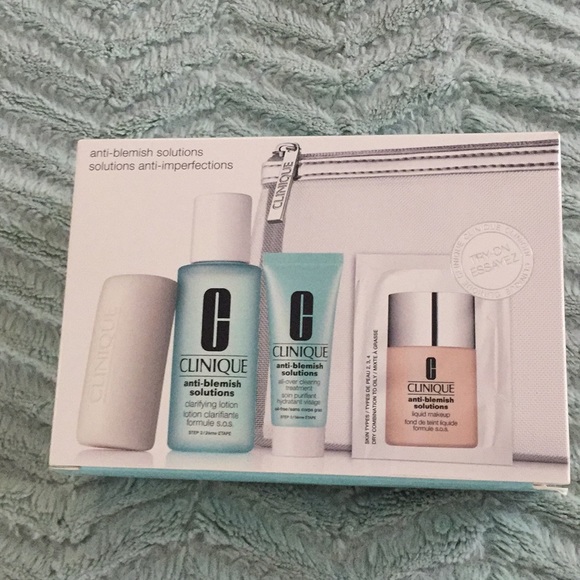 Clinique Other - Clinique trial size anti blemish solutions.